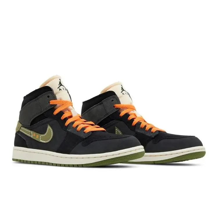 Nike shoes - Jordan Air 1 Mid GS - FD5847-003 - Black 6