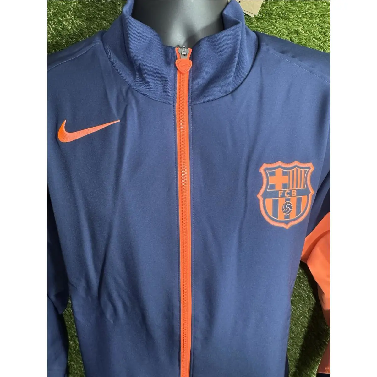 Nike clothing - 2025 Men FCB Barcelona 3RD Anthem STRIKE Shirts Top BARCA Jackets - HM3334-410 - Midnight Navy 0