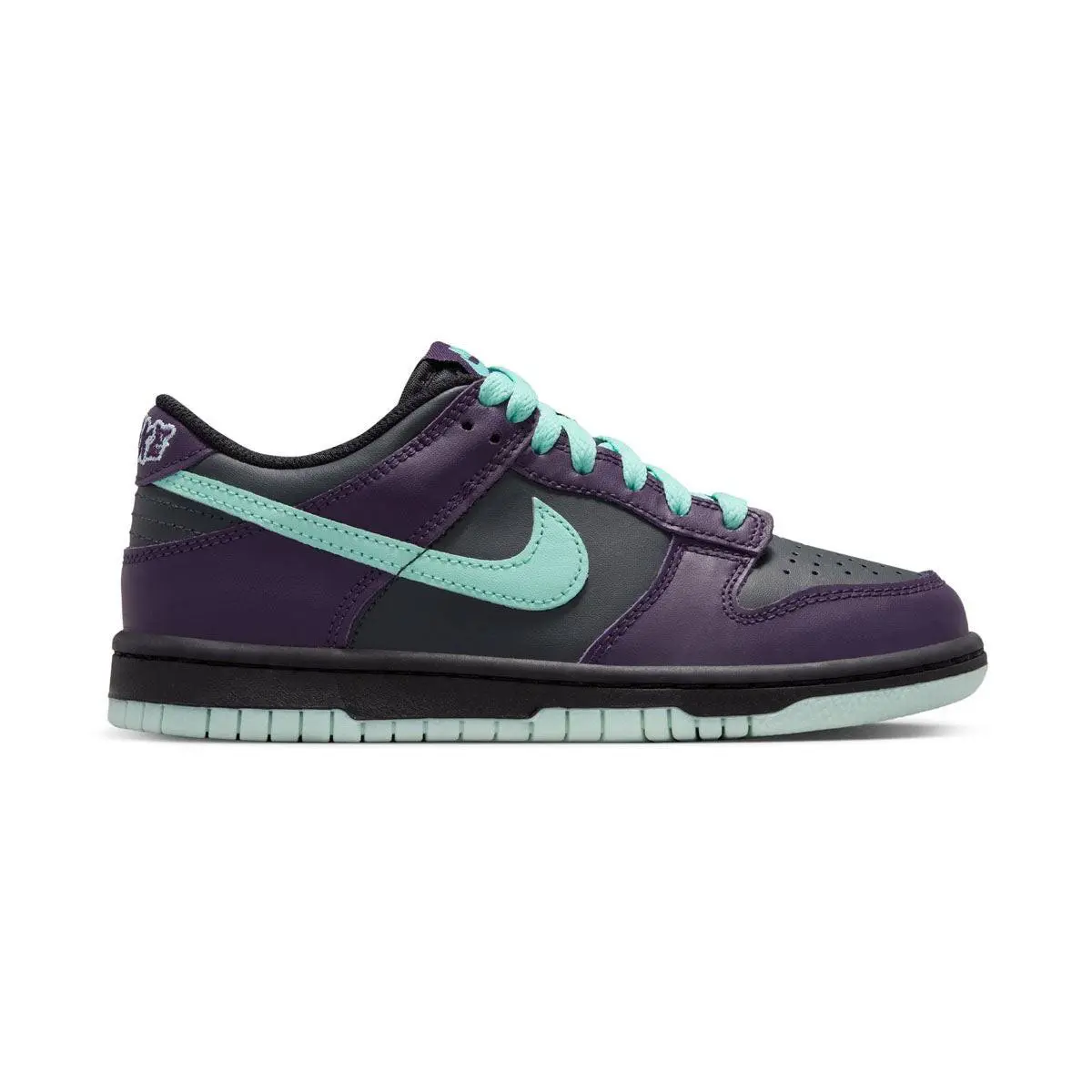 Grd School Nike Dunk Low_dk Smoke Grey/artisan Teal FB9109-013-SIZE 5 - GREY