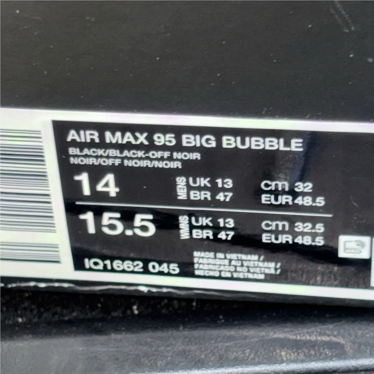 Nike shoes - Nike Air Max 95 - Air Max - IQ1662-045 - Black 6