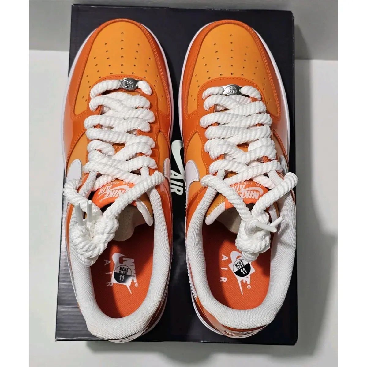 Nike shoes - Nike Air Force 1 - Air Force - HV9405-800 - Orange (UPC: 197860733435) 11