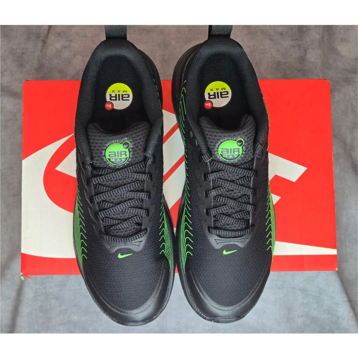 Nike shoes - Air Max Nuaxis - Air Max Nuaxis - FD4329-011 - Black and Green 0