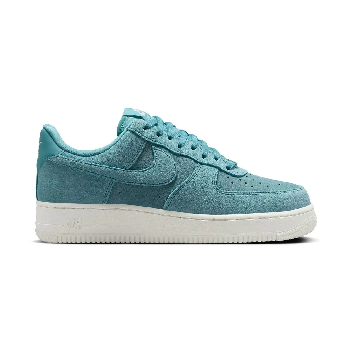 Nike Air Force 1 07 Teal Suede Women`s Shoes Size 9 - DENIM TURQ/DENIM TURQ-SAIL