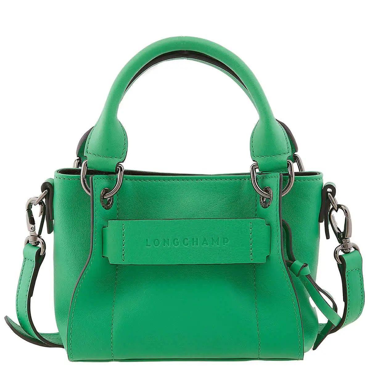 Longchamp 3D XS Handbag Green - Leather 10254HCV129
