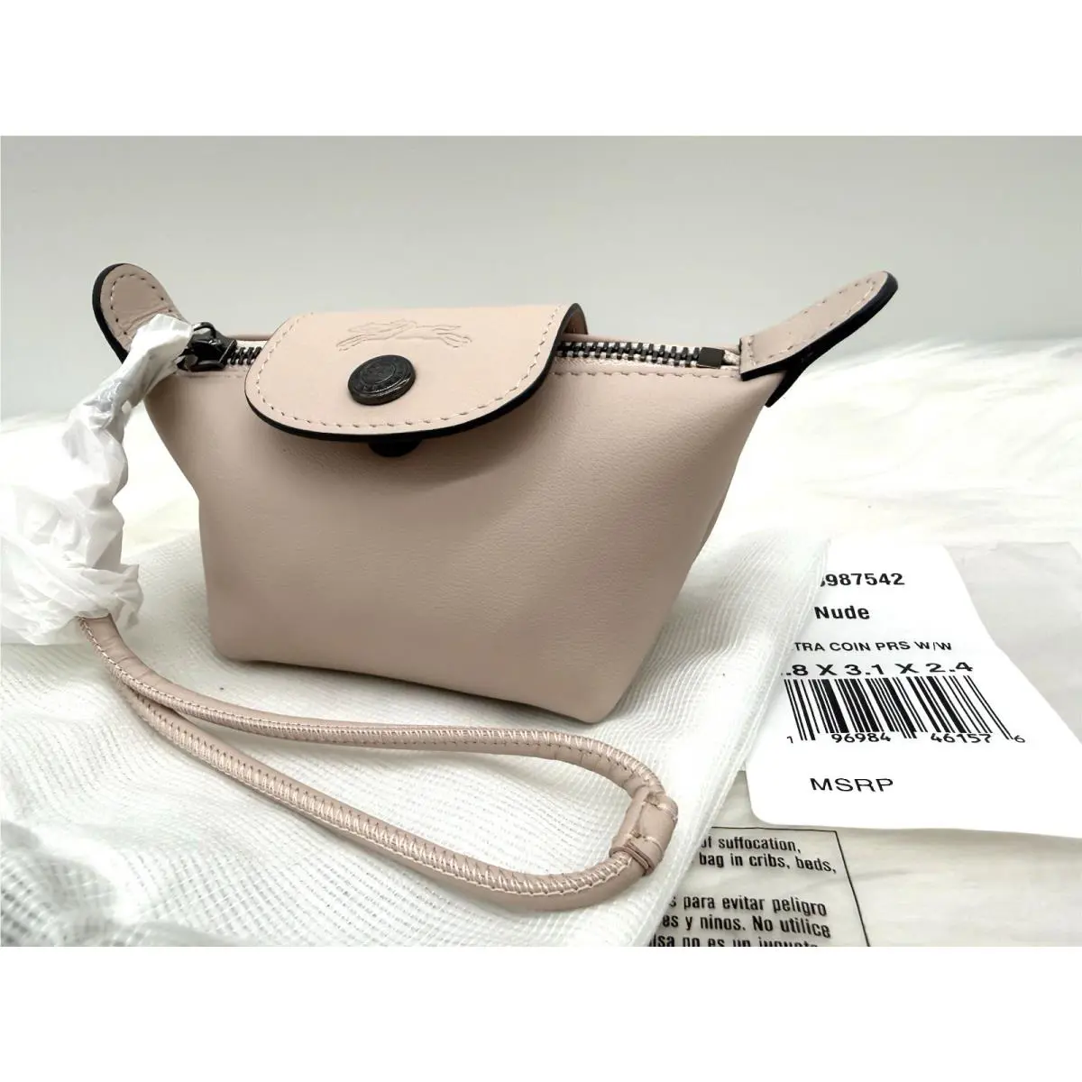 Longchamp Le Pliage Xtra Leather Coin Purse