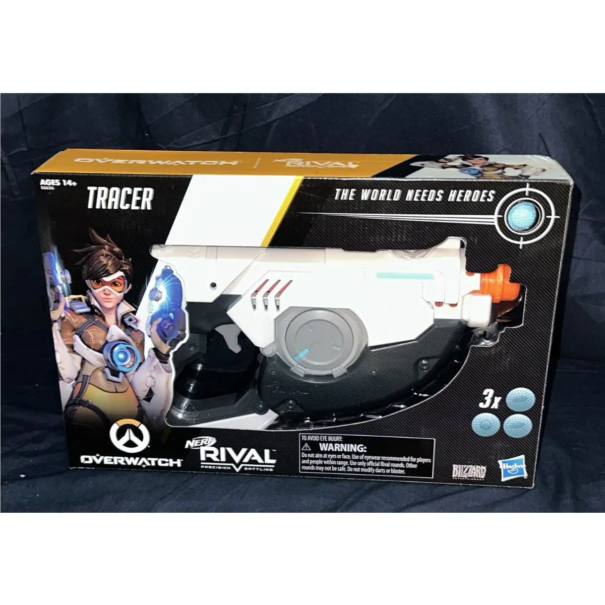 Nerf Rival Overwatch Tracer Blaster Cosplay Hasbro 2018