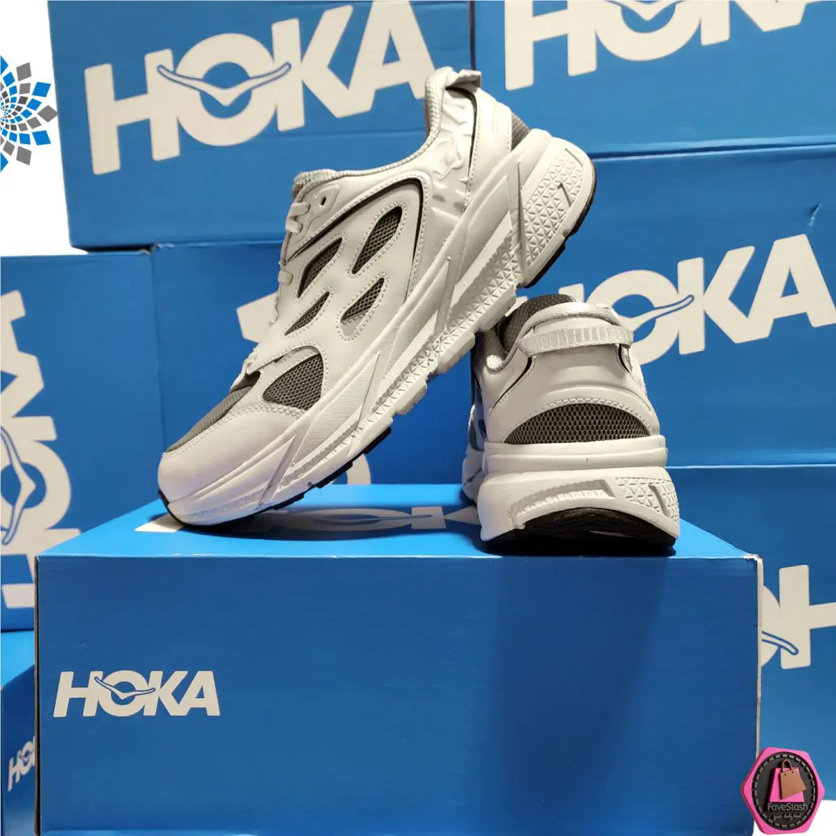 Hoka shoes - Hoka One One Clifton L - 1160050-STLLR - Gray 0