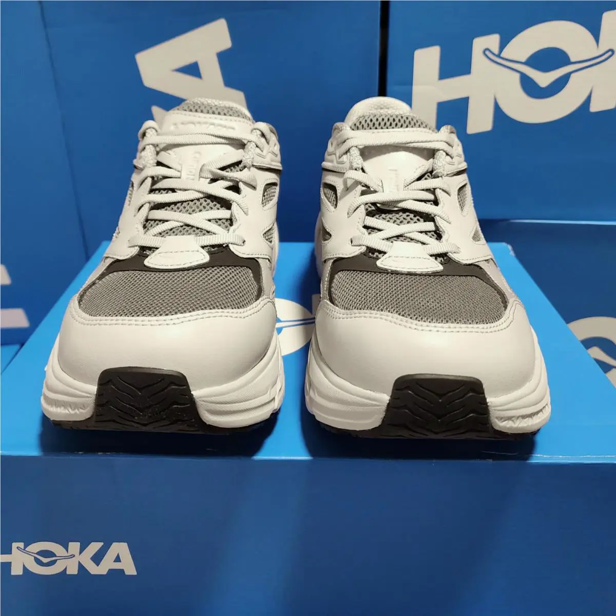 Hoka shoes - Hoka One One Clifton L - 1160050-STLLR - Gray 2