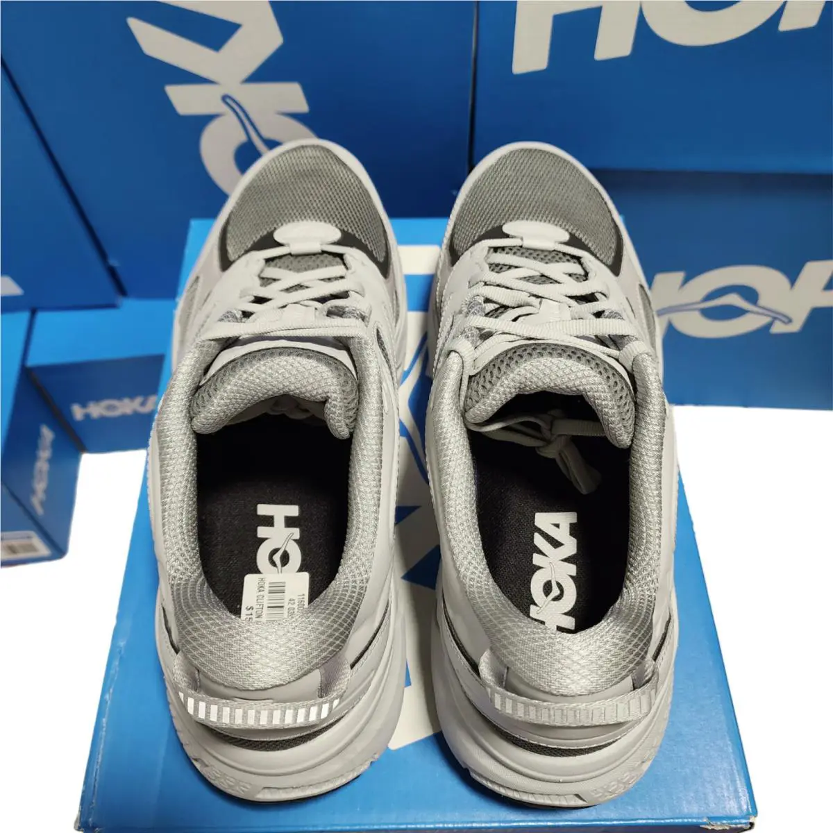 Hoka shoes - Hoka One One Clifton L - 1160050-STLLR - Gray 4
