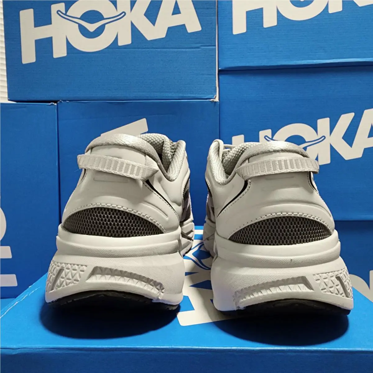 Hoka shoes - Hoka One One Clifton L - 1160050-STLLR - Gray 5