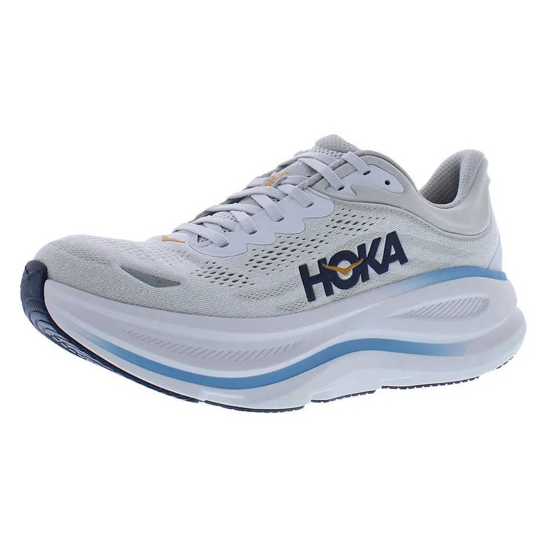 Hoka Bondi 9 Mens Shoes - Stardust/Cosmic Grey, Full: Stardust/Cosmic Grey