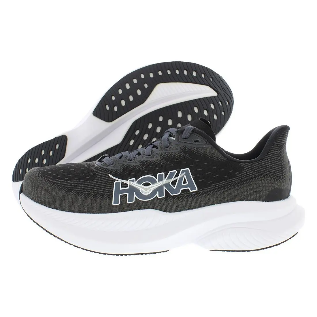 Hoka shoes - Black/White, Full: Black/White 3