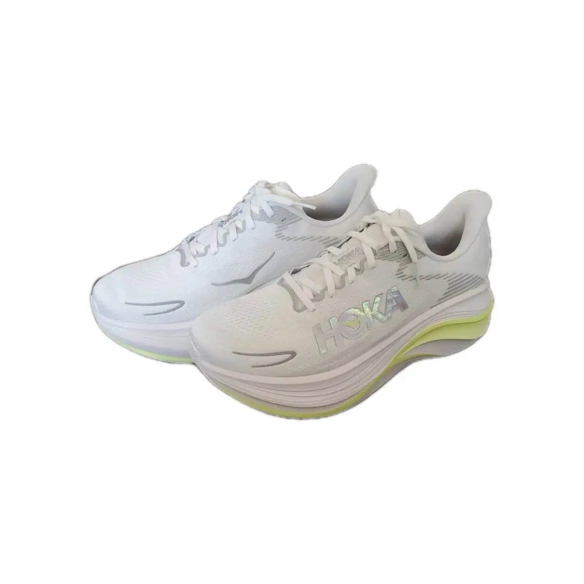 Hoka One One Skyward X 2 Women’s 9.5 B White Metallic Running Shoes Training