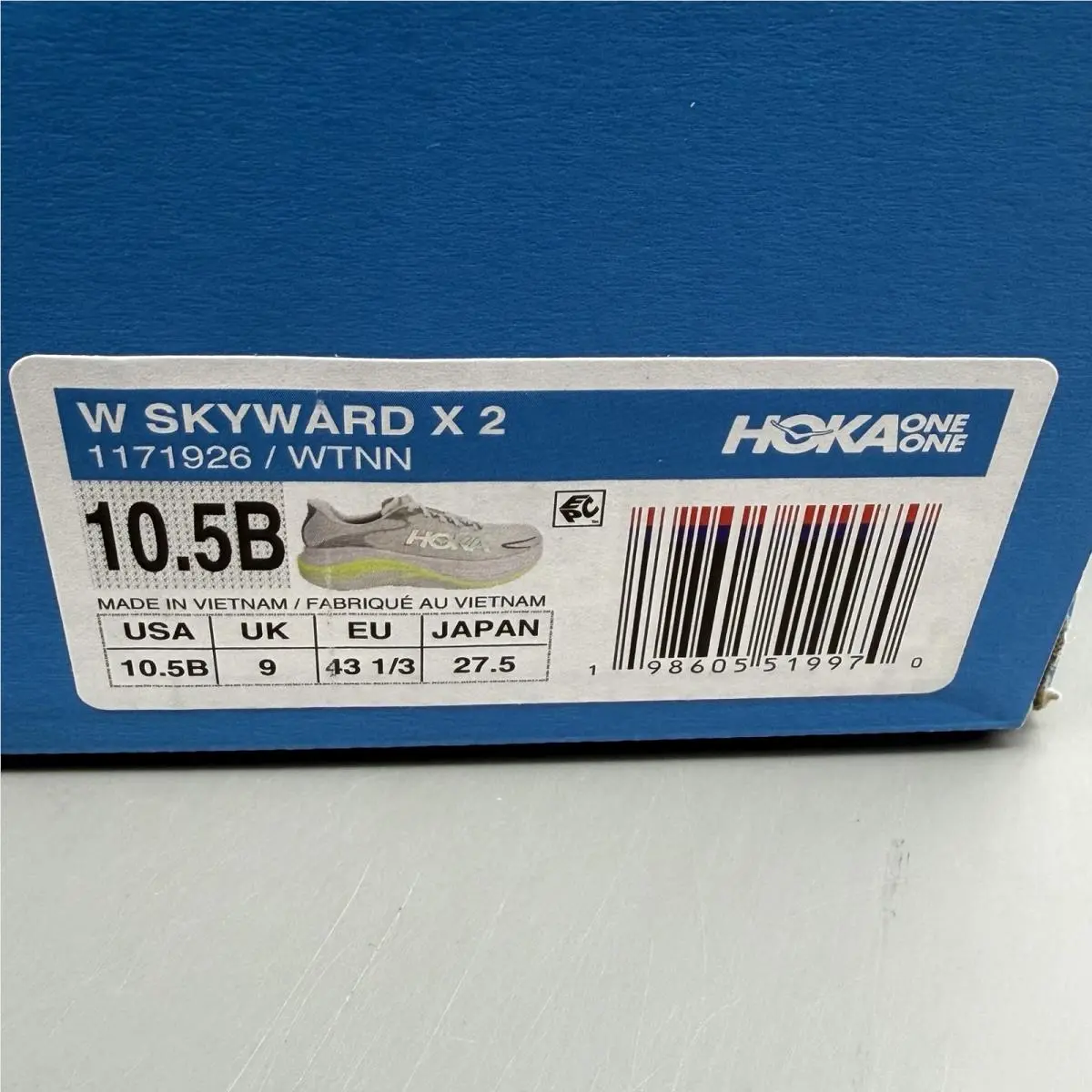 Hoka shoes - Hoka One One Skyward X 2 - 1171926 WTNN - Multicolor (UPC: 0198605519970) 12