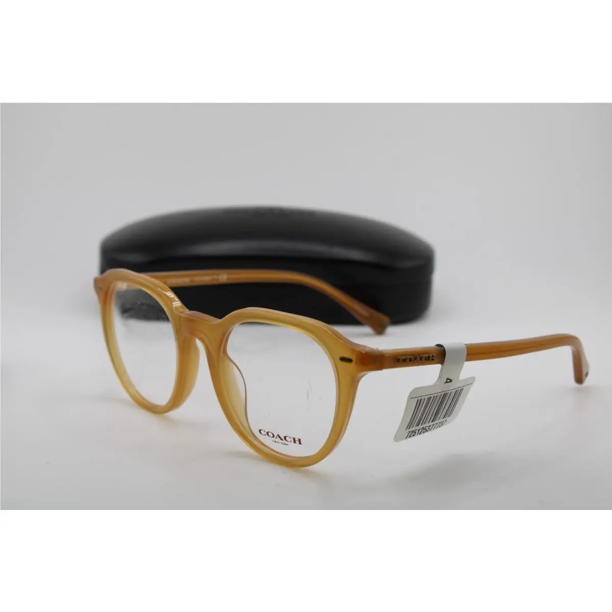 Coach HC 6189U 5251 Milky Amber W/case Eyeglasses 50-21