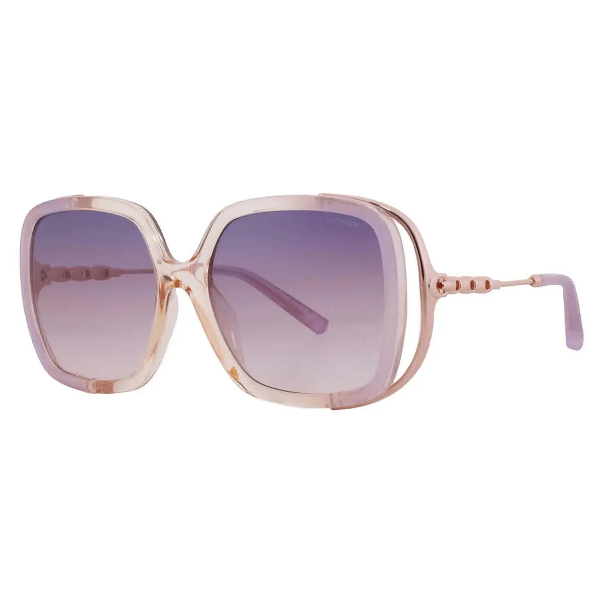 Coach Purple Yellow Gradient Square Ladies Sunglasses HC8423U 5889U6 56
