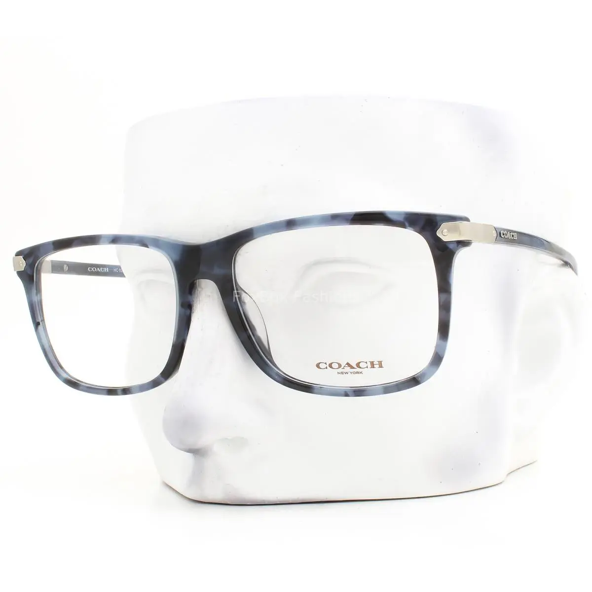 Coach Eyeglasses HC 6228U 5754 Glasses Polished Blue Tortoise 56mm with Case