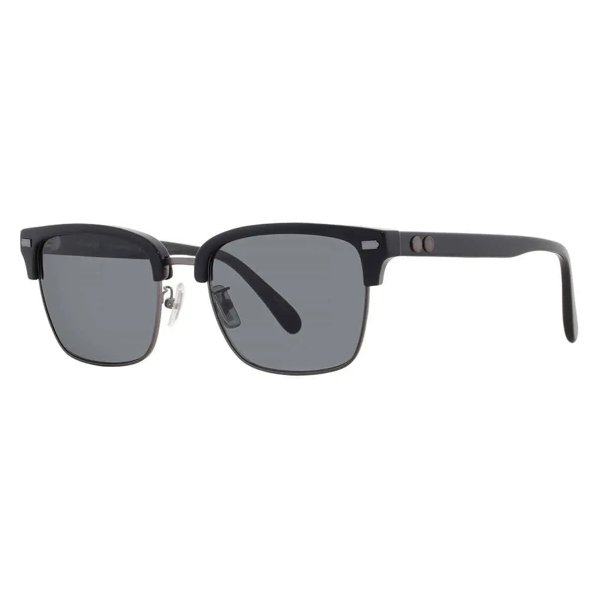 Coach Dark Grey Square Men`s Sunglasses HC8412 500287 56 HC8412 500287 56