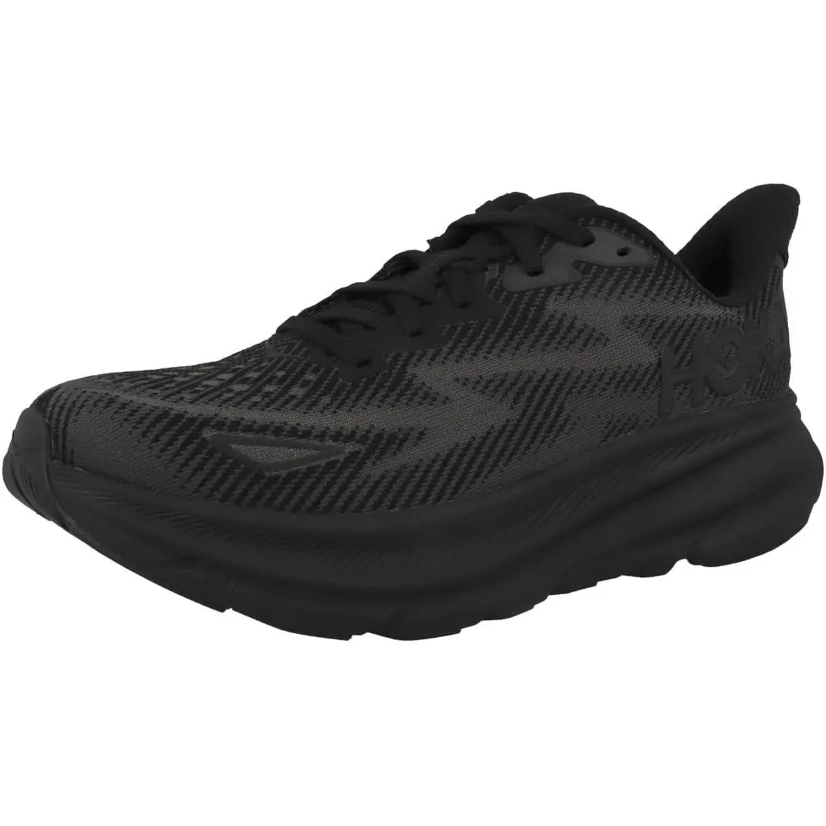 Hoka shoes - Hoka One One Clifton 9 - Black (UPC: 196565174208) 2