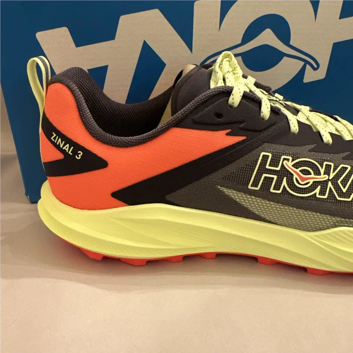 Hoka shoes - HOKA Zinal 3 - Zinal - 1171951 - Squid Ink/Neon Yuzu 1