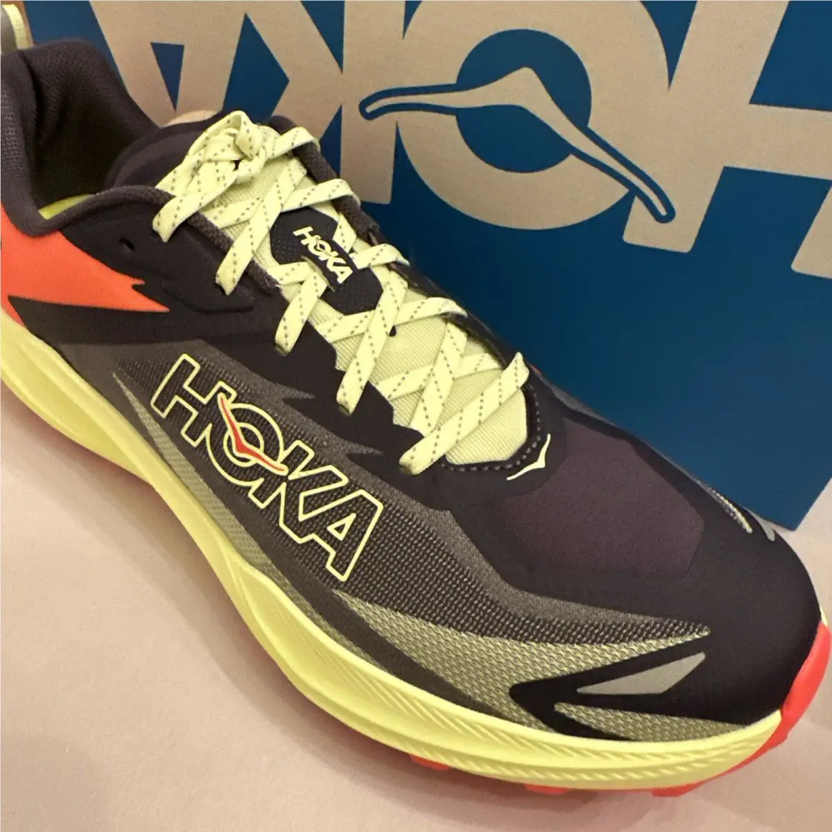 Hoka shoes - HOKA Zinal 3 - Zinal - 1171951 - Squid Ink/Neon Yuzu 2