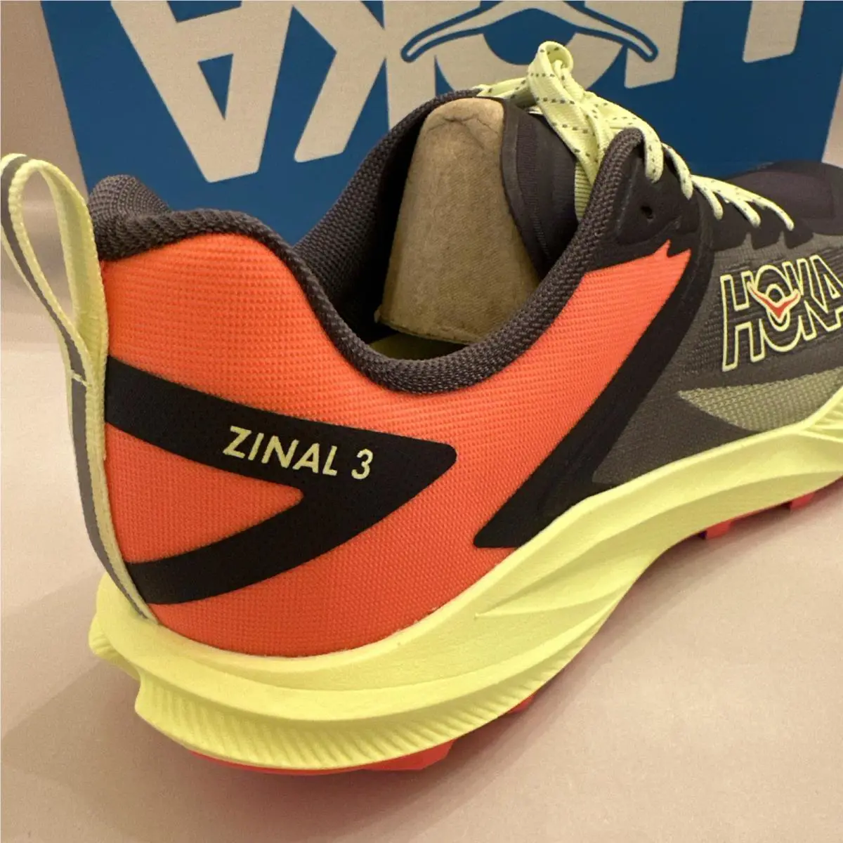 Hoka shoes - HOKA Zinal 3 - Zinal - 1171951 - Squid Ink/Neon Yuzu 3