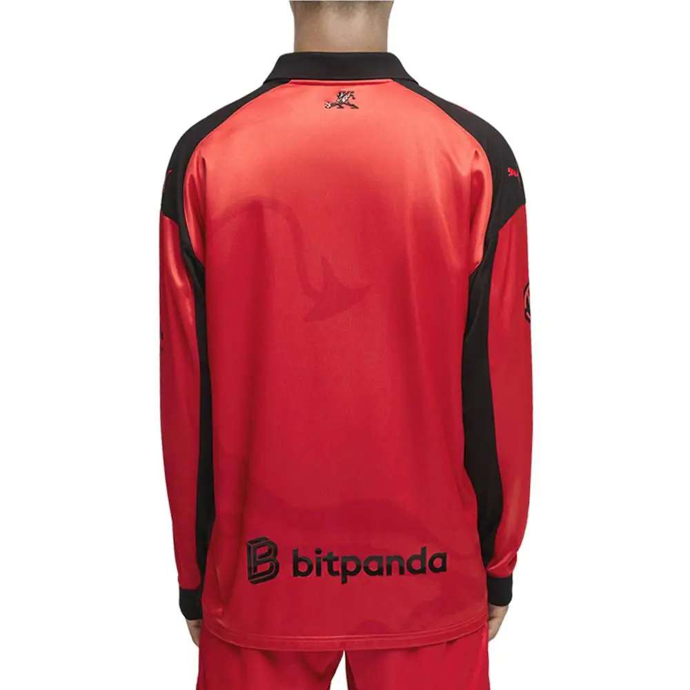 Puma clothing - PUMA Ac Milan X Slam Jam Limited Edition Long Sleeve Jersey - 78763602 - Red 2