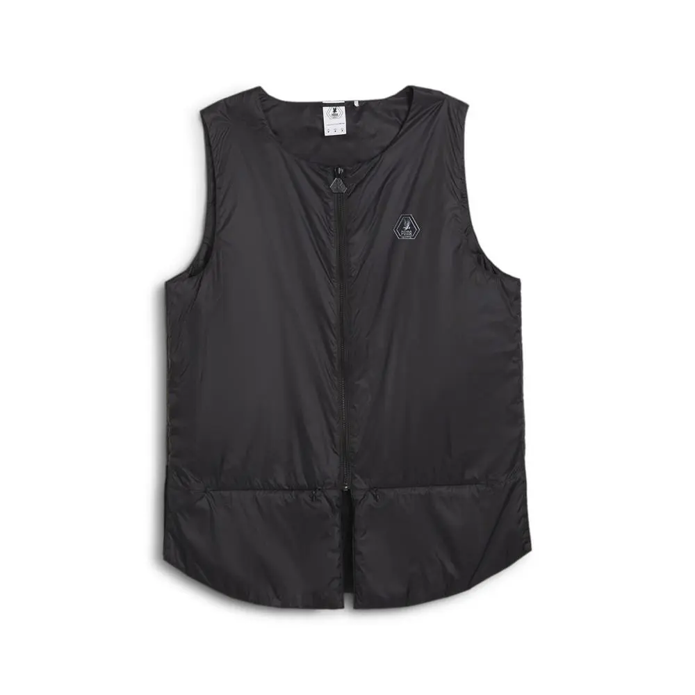 X Skepta Skope Full Zip Vest Mens Black Casual Tops 625707-01 by Puma