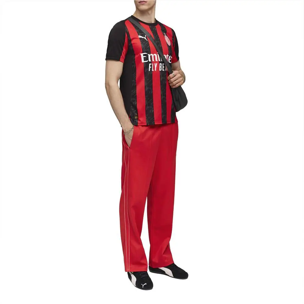 Puma clothing - PUMA Ac Milan Home Crew Neck Short Sleeve Soccer Jersey - 77996201 - Black, Red 4