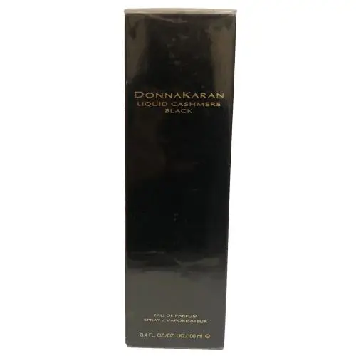 Donna Karan Liquid Cashmere Black Perfume Eau De Parfum Spray 3.4oz Box