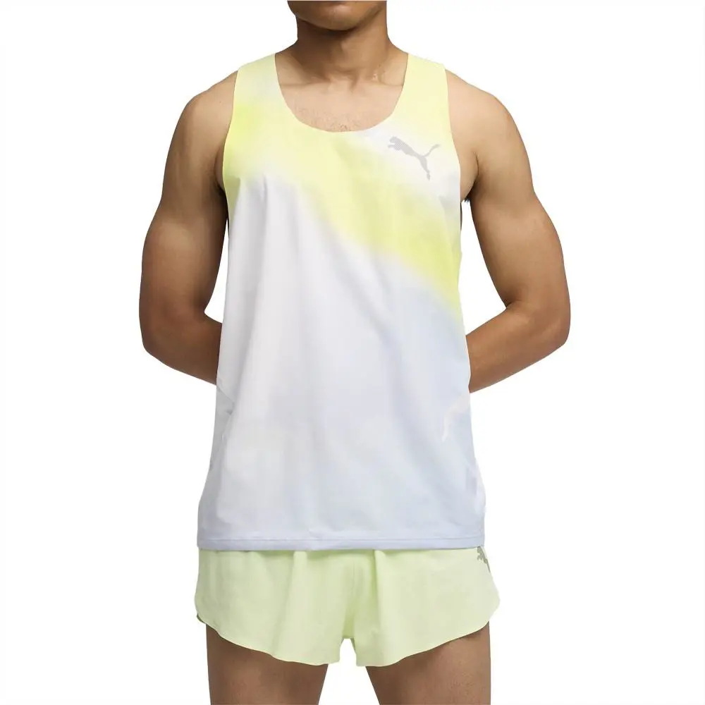 Puma clothing - PUMA Lightspeed Ultraweave Crew Neck Athletic Tank Top - 52856442 - Grey 1