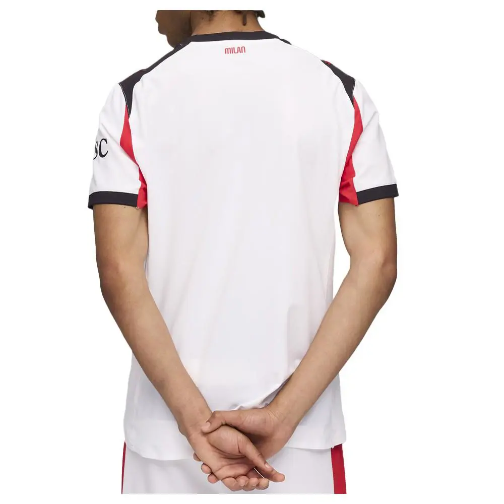 Puma clothing - PUMA Ac Milan Crew Neck Short Sleeve Soccer Away Jersey Authentic - 77997002 - White 2