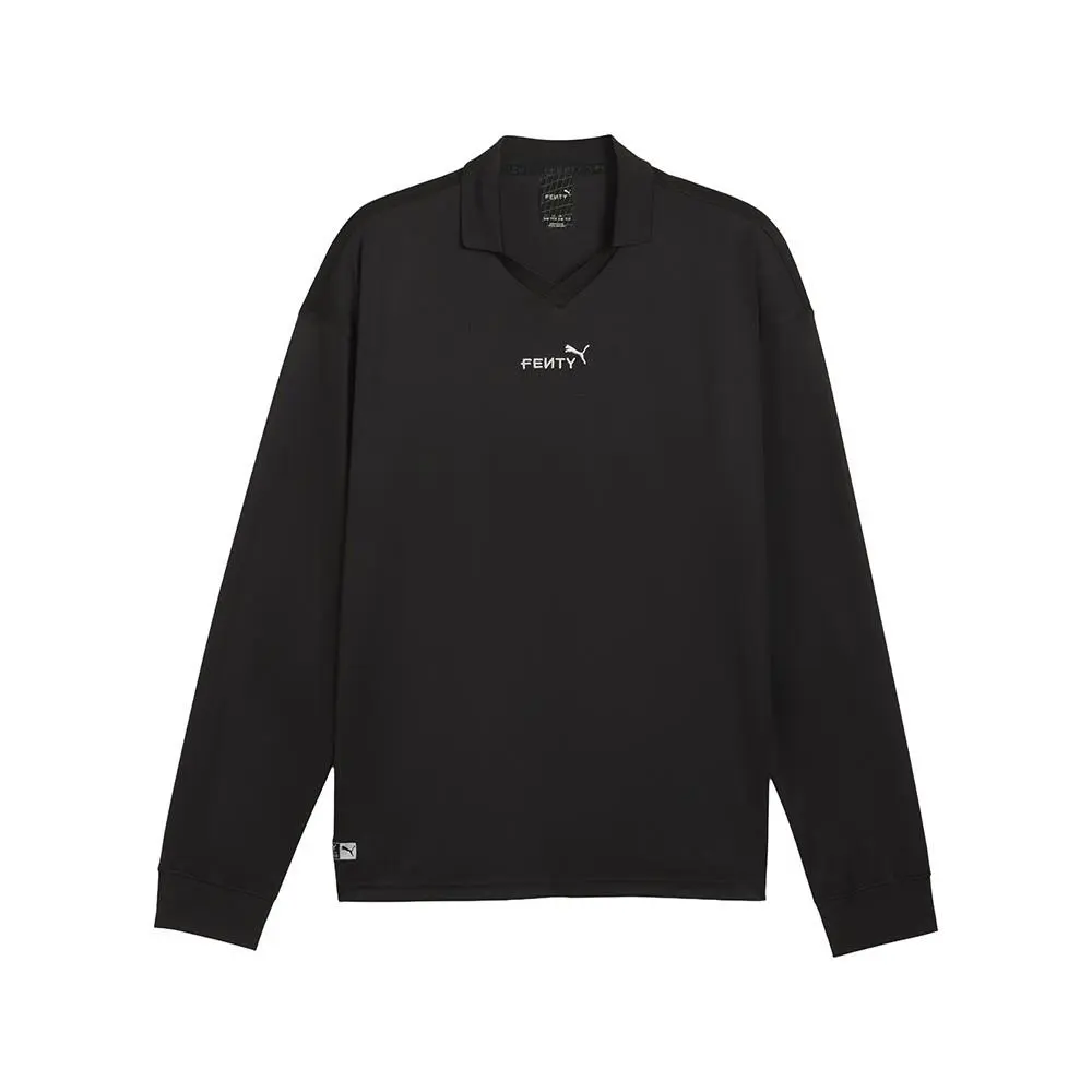 Puma clothing - PUMA Fenty X  Collared Long Sleeve Goalie Jersey - 63378601 - Black 6