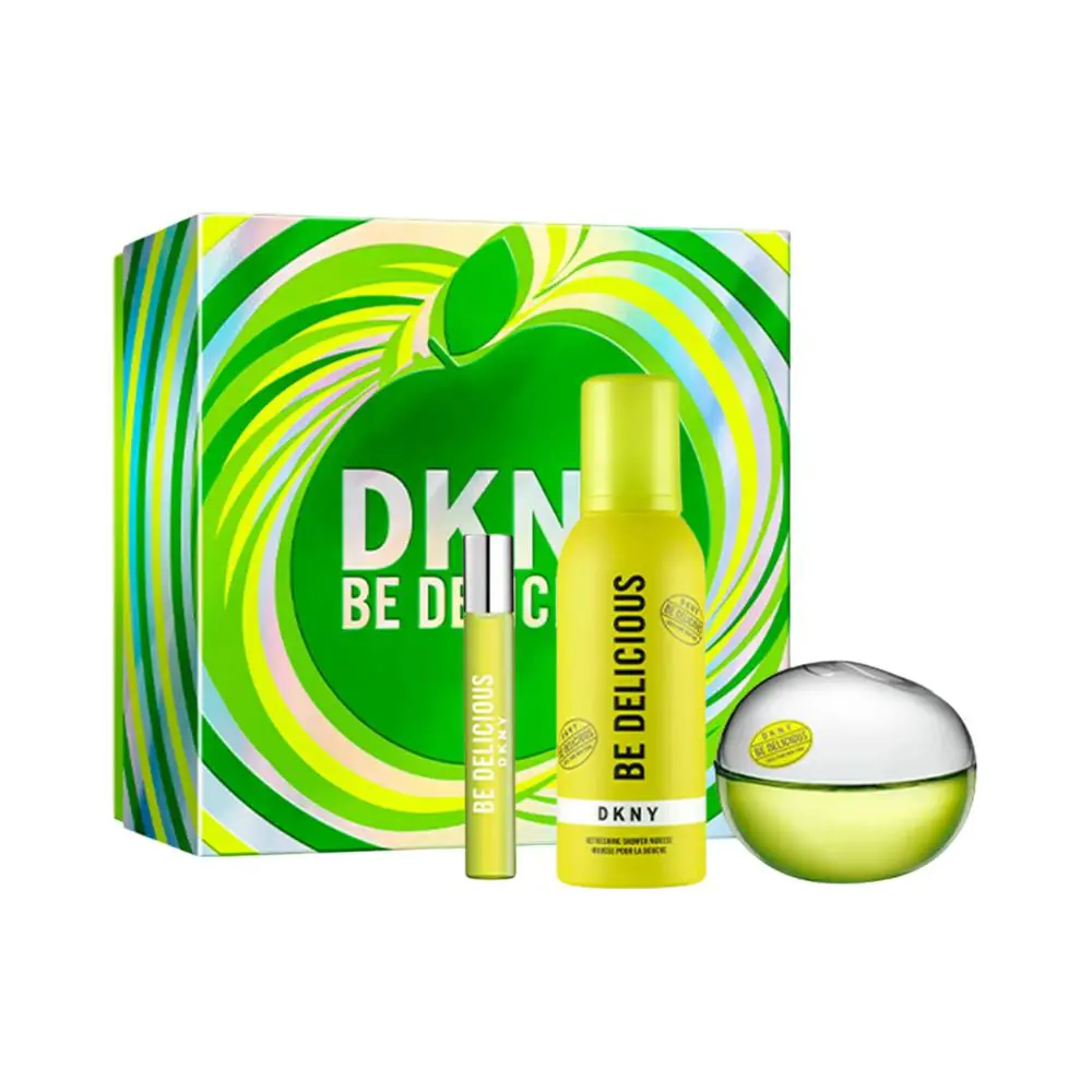 Dkny Be Delicious 3PC Set For Women by Donna Karan Edp Shower Mousse