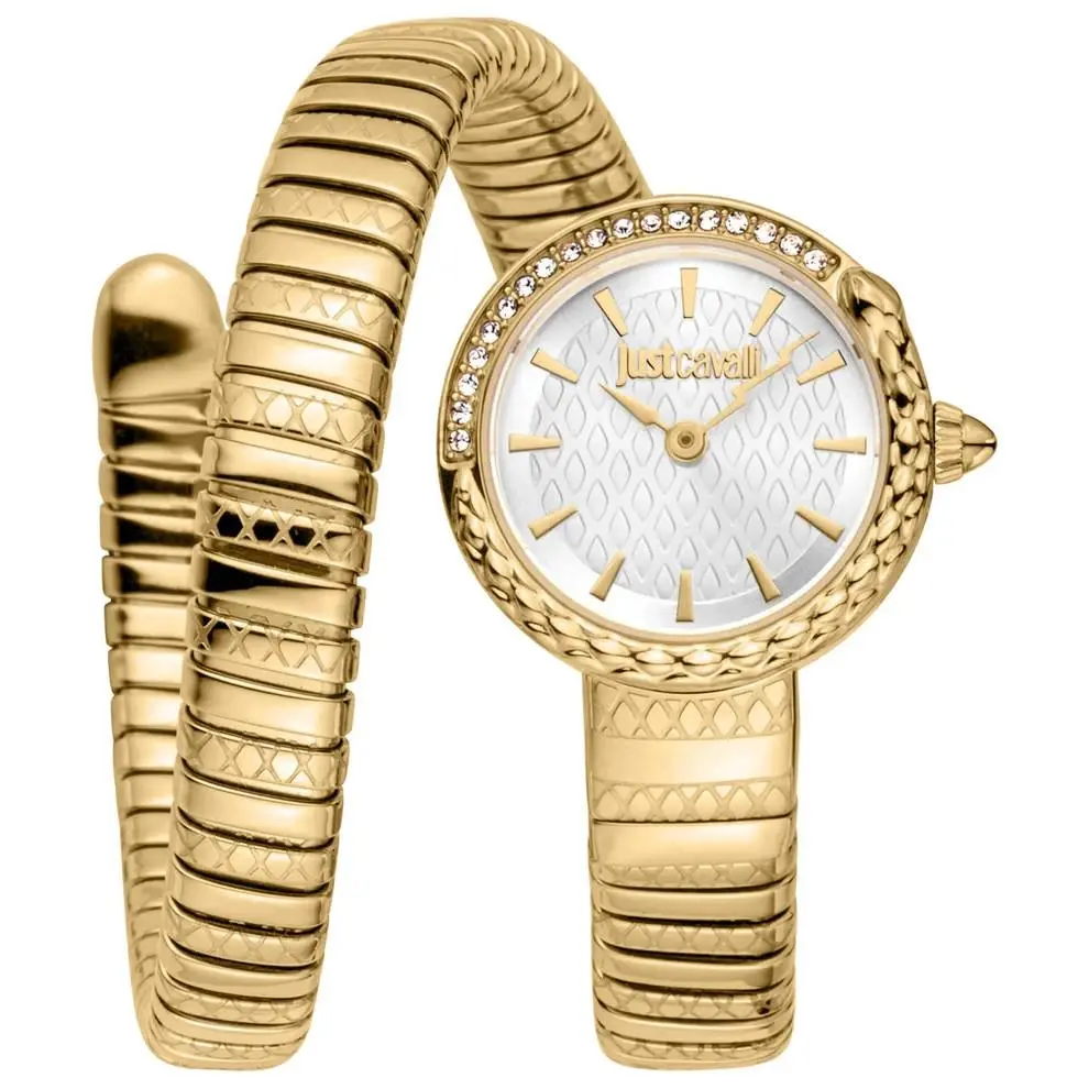 JC1L301M0025 Women`s Ipyg Bracelet White Dial Quartz Watch by Just Cavalli