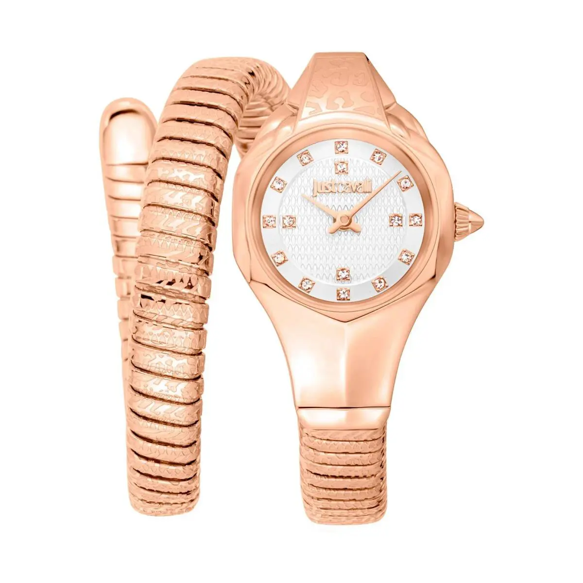 Women`s JC1L270M0045 Signature Snake Quartz Watch by Just Cavalli