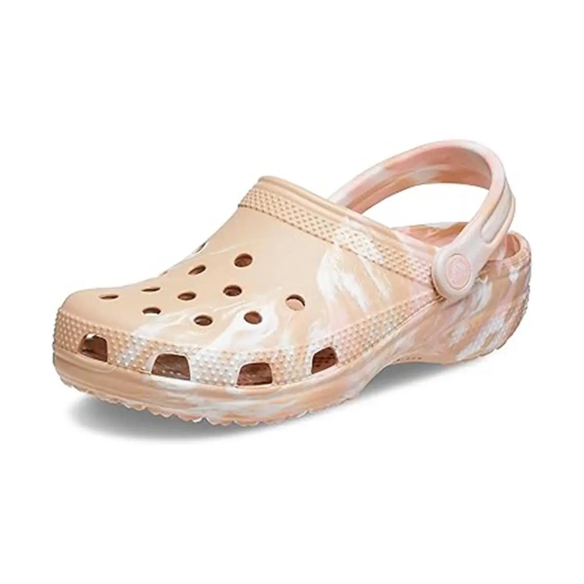 Crocs shoes - Crocs Classic Marbled - Classic Marbled - 206867-2YA - Chai/Pink Rose 3