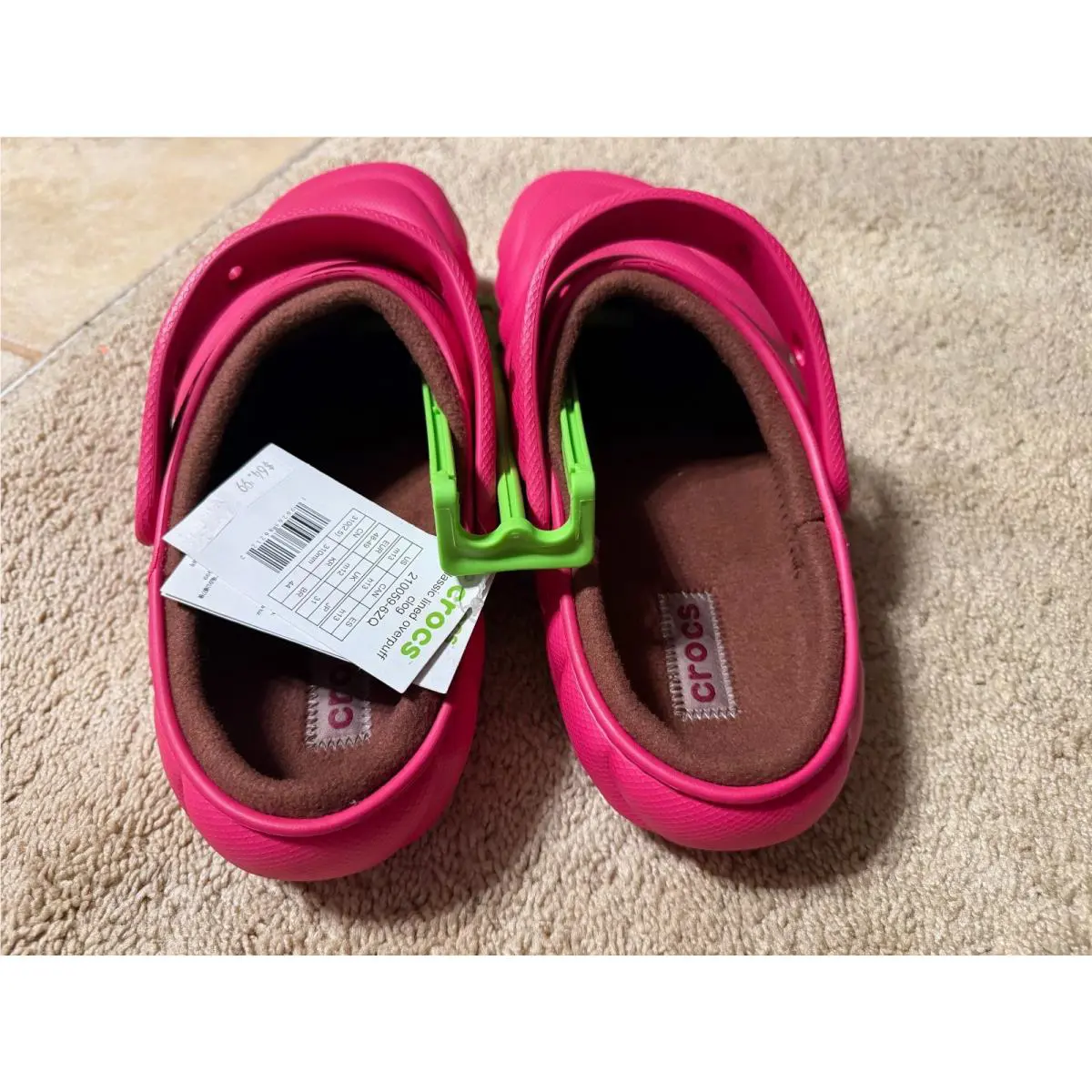 Crocs shoes - Crocs Overpuff - Overpuff - 521398 - Dragonfruit (UPC: 196265862191) 0