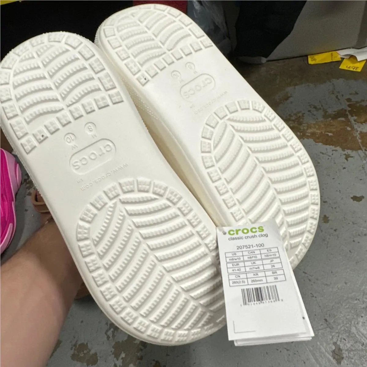 Crocs shoes - Classic Crush Clog - Classic Crush Clog - White 2