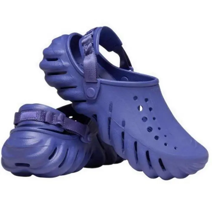 Crocs Echo Sapphire Blue Clog Shoes Comfort Slides Sandals Mens Size 13 - Sapphire