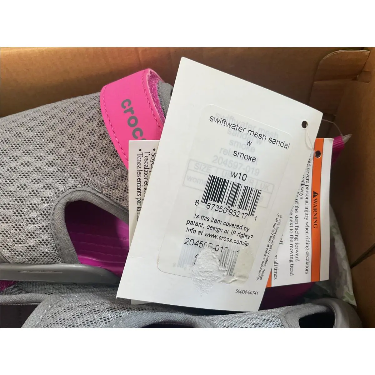 Crocs shoes - Crocs Swiftwater mesh sandals - Swiftwater mesh sandals - Pink/Gray 6
