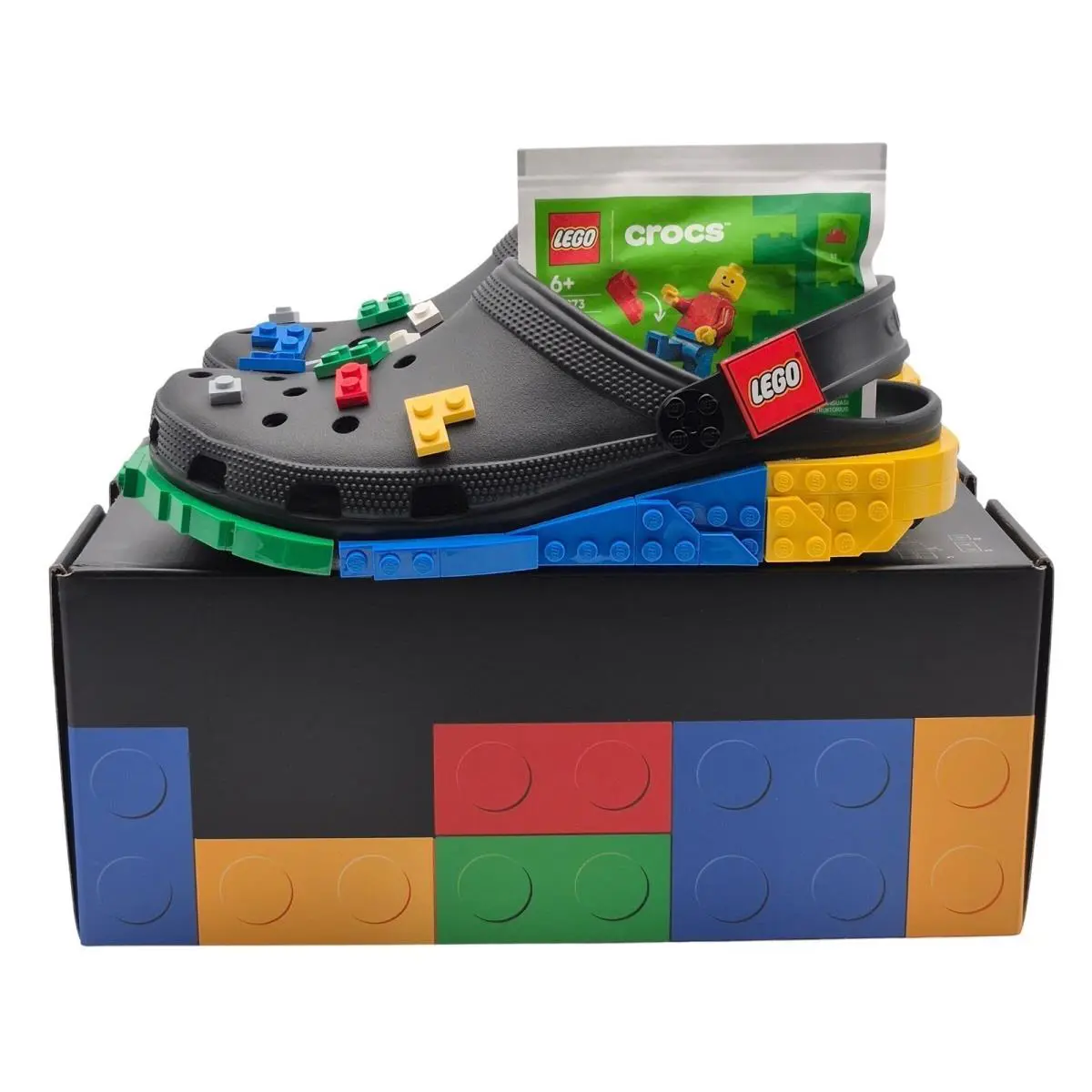 Crocs Masterbrand Creativity Classic Clogs Women`s Size 9 Shoes w/ Box Jibbitz