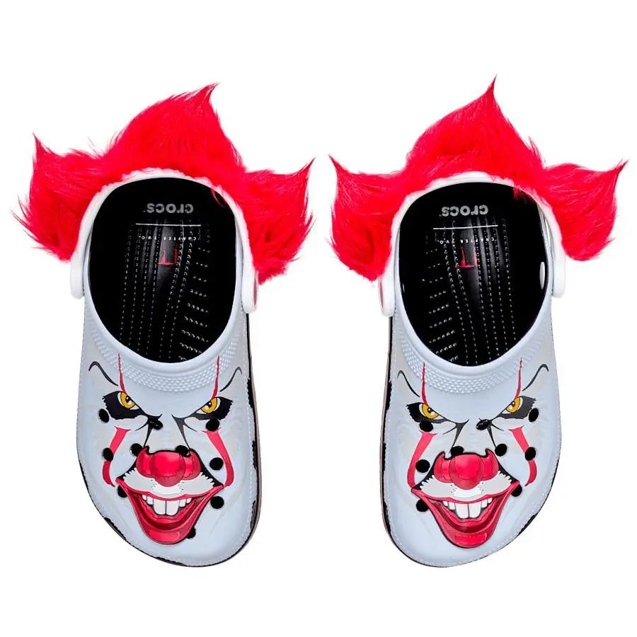 Crocs IT Chapter 2 Classic Clog W11 / M9 Pennywise Face Blood Drip Jibbitz