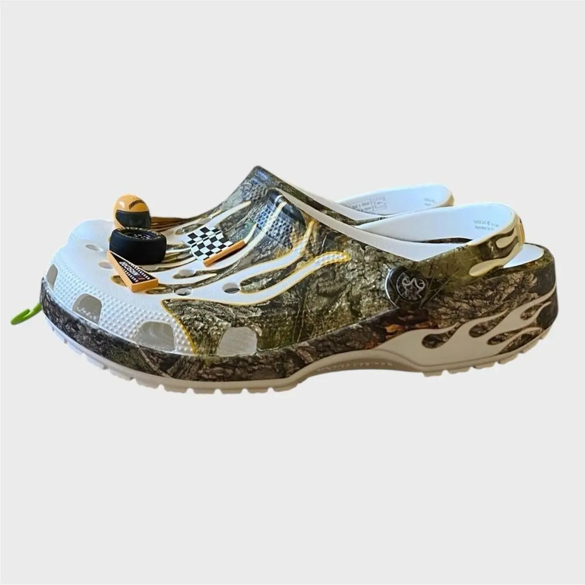 Crocs shoes - Crocs Nascar Realtree - Nascar Realtree - White, green 4