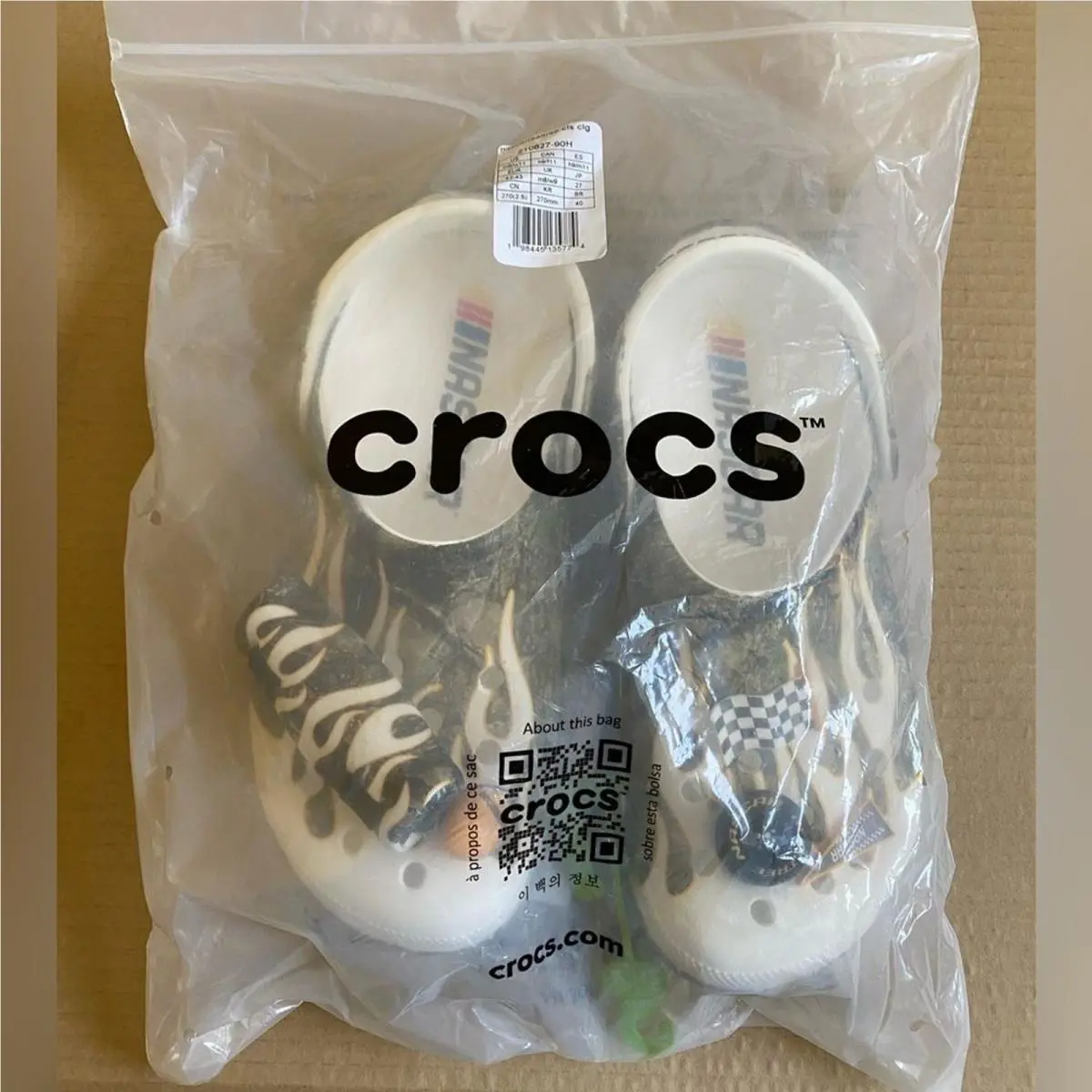 Crocs shoes - Crocs Nascar Realtree - Nascar Realtree - White, green 10