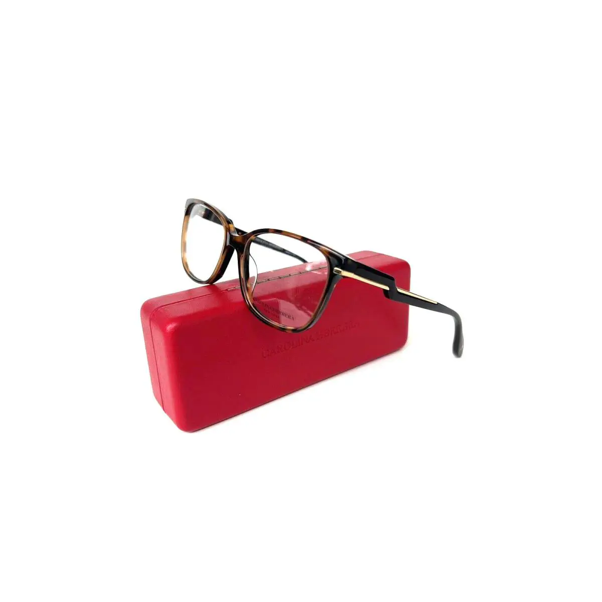 Carolina Herrera Frames VHN592M 0ADR 53 16 135 Acetate Tortoise Eyeglasses