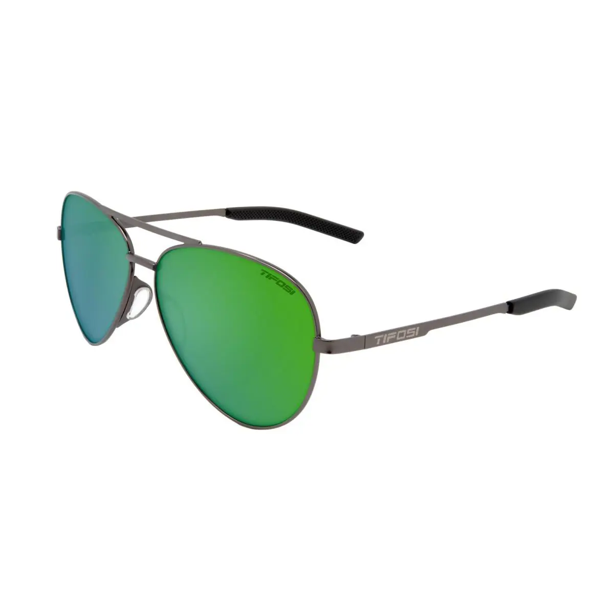 Optics Shwae Aviator Sunglasses Graphite Smoke Green by Tifosi