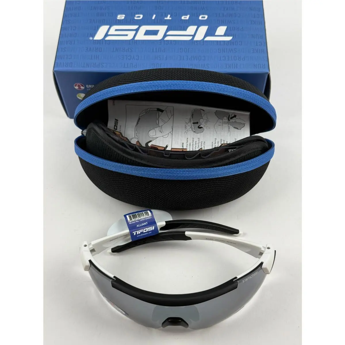 Tifosi Alliant White/black Frame Interchangeable Sunglasses