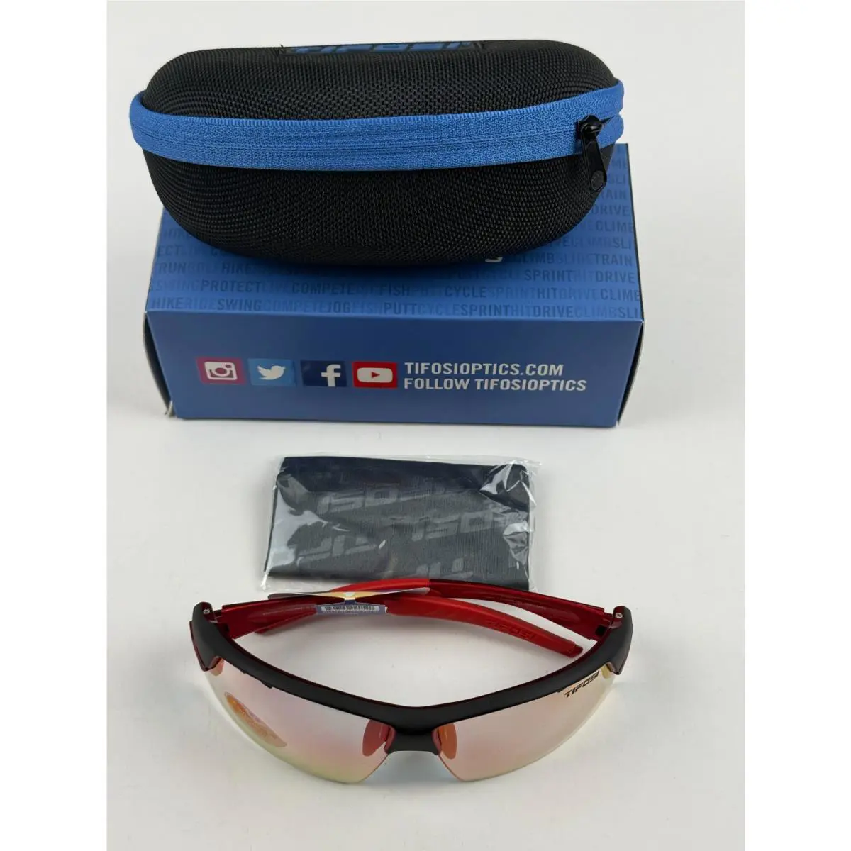 Tifosi Crit Black/red Frame Fototec Sunglasses