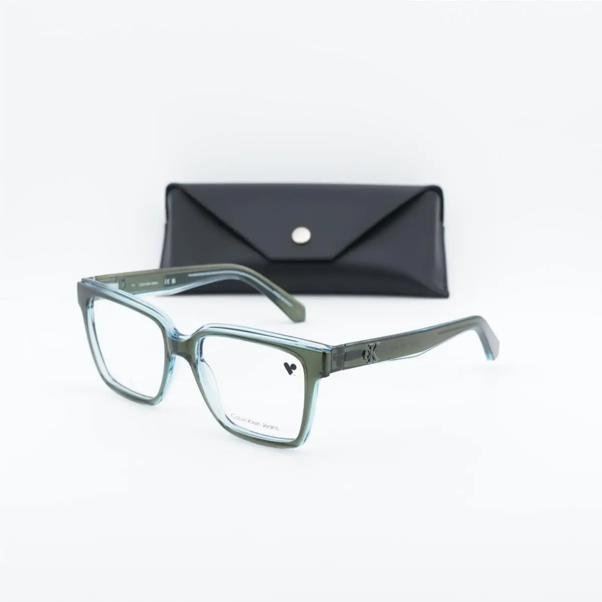 Jeans CKJ24619 300 Green 53mm Eyeglasses by Calvin Klein